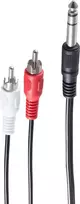 Garso kabelis 6,35mm 2 x RCA ShiverPeaks BS30511