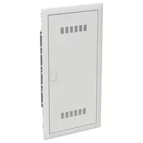 Striebel & John UK648MV Media VT UP Patch Panel 4 eilės vėdinamos skaidrios durys balta