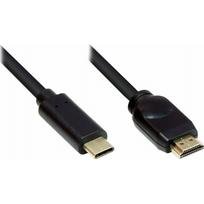 Alcasa Alcasa GC-M0104 adapter kablowy 10 m USB Type-C HDMI Typu A (Standard) Black | GC-M0104 | 4014619366620