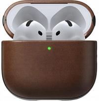 Nomad Modern Leather Case for Apple AirPods 4 brown | NM014599858 | 856504014599