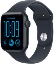 Apple  Watch SE 3 GPS + Cellular, 44mm Midnight Aluminium Case, Navy Sport Band - S/M | MJLQ4MP/A | 195951261379