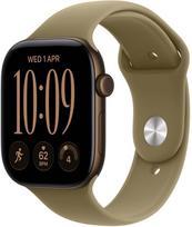 Apple Watch Series 12 GPS 46mm Dark Bronze Aluminium Case with Olive Sport Band - M/L | MJEU4MP/A | 195951227993