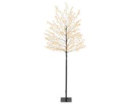 Dekoracija "Medis" su LED apšvietimu, 491627, 150 cm, juoda