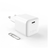 Fixed Mini GaN power adapter with USB-C output and PD support, 65W|FIXCG65M-C-WH