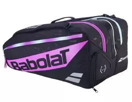 Padelio krepšys Babolat RH Pro Padel Juan Lebrón - black/purple/light green - Juoda