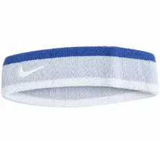 Galvos apvija Frotka tenisowa Nike Swoosh Headband - light silver/dark concord/sail - Daugiaspalvė