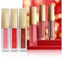 Estée Lauder Holiday Suite Kisses Glossy Pout Mini Lip Oil Trio dovanų rinkinys