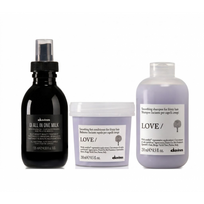 KlipShop Davines Love Smoothing + OI Plaukus glotninantis dovanų rinkinys