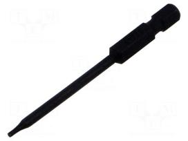 Screwdriver bit: Torx® | TX06 | 1/4" | Overall len: 70mm