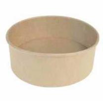 Multi Salotų dubenėlis Cater-source apvalus 1000 ml Ø148x78 mm rudas kraft su PE, 50 vnt./pak. (50 vnt.)