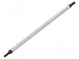Blade | hex key | HEX 3mm,HEX 4mm | double-sided | Mounting: 1/4"