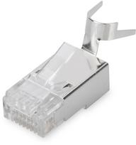Modulinis kištukas CAT 6A apvaliam kabeliui, ekranizuotas, 100 vnt. Digitus