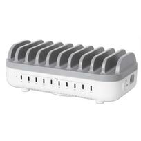 Manhattan 10-port USB-C Charging Station, USB-C Output: 10x 20W, Max 200W, Mains AC power (inc US/EU/UK adapters)