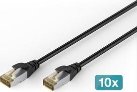 Digitus CAT 6A S-FTP lauko tinklo kabelis 10X10M Black