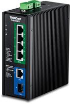 Pramoninis 6 prievadų TRENDnet 2.5G PoE++ nesuvaldomas Ethernet jungiklis (100/1000/2500) su PoE palaikymu Black