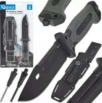 Michelin Taktinis peilis 275/135mm su dėklu Juodas SURVIVAL SERIES (6/24)