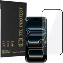 Grūdintas stiklas Tel Protect 10X HD DLC Diamond Coating, skirtas iPhone 17 Pro (vokelis)