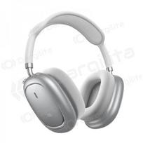 Belaidės ausinės su mikrofonu Hoco W68 ANC Bluetooth sidabrinės