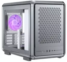 Cooler Master MasterFrame 400 Mesh, Midi Tower, PC, Sidabrinis, Perregimas, Mini-ITX, micro ATX, Aliuminis, Grūdintas stiklas, SGCC, Tinklelis, 19 cm