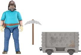 Žaislinė figūrėlė Mattel Minecraft Explosive Minecart Escape Steve