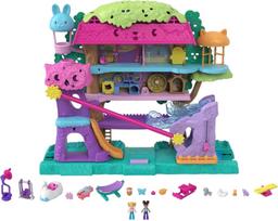 Žaidimų rinkinys Mattel Polly Pocket Pollyville Pet Adventure Treehouse