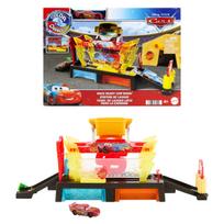 Žaislinė automobilių trasa Mattel Cars Color Changers Race Ready Car Wash