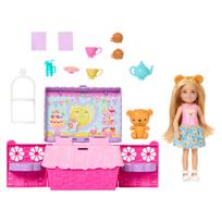 Lėlė su arbatėlės rinkiniu Mattel Barbie Club Chelsea