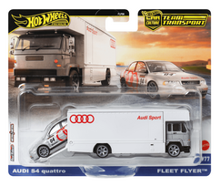 Metalinis automobilio modelis Mattel Hot Wheels Premium Team Transport 2 vnt. asortimente