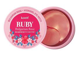 Hidrogelinės paakių pagalvėlės Petitfee Ruby & Bulgarian Rose 60vnt.