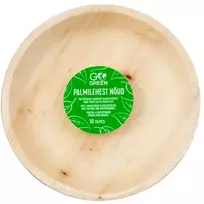 Gogreen Palmių lapų lėkštės Go Žalias Ø23cm 10 vnt./0,37kg