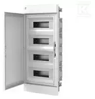Elektro Plast Nasielsk PASKIRSTYMO DĖŽUTĖ/P/T 4X12 ELEGANT IP40 DURELĖS BALTA