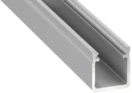 Profilis aliuminis anoduotas LED juostoms aukštas paviršinis, Y, 1m LUMINES