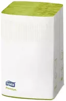 Servetėlės TORK PREMIUM XPRESSNAP, 2 sluoksnių, 200 servetėlių, 21,3 x 16,5 cm, šviesiai žalios, 5 vnt./pak.