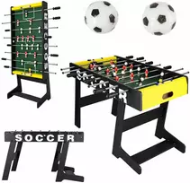Stalo futbolo stalas, sulankstomas, 22 figūrėlės, 120 × 80 × 60,5 cm