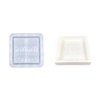 Storage Tray Silicone Mold Jewelry Display Plate Round/Hexagon/Square Coaster Molds Mothers Day Epoxy Resin Molds Crafts white
