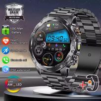 T-Rex 3 Karinio lygio 1000mAh baterija Išmanusis laikrodis IP68 atsparus vandeniui GPS Bluetooth skambučiai AMOLED HD Vyriškas Sportinis 2025 Naujas Išmanusis Laikrodis Sports Watch