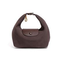 Popular women's bags, handbags, dumpling bags, small bags, hand bags, frosted messenger bags, fashionable small bags. gray