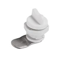 Keyless RV Keyless Lock Rotary Mechanism RV Cabinet Latch Lock RV Rotary Drawer Lock  Boat Lock  white