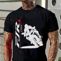 FJR 1300 Motorcycle For Riding T-Shirt Motorrad Fans Summer Cotton Men Short Sleeve O-Neck Tees XXXXL white
