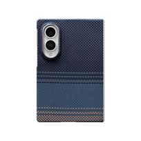 Samsung Galaxy Z Fold 8 dėklas iš tikro anglies pluošto, magnetinis, itin plonas, su MagSafe, Kevlaro aramidinio pluošto šarvuotas apsauginis dangtelis Galaxy Z Fold 8 mėlyna