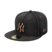 New Era 59FIFTY series brand logo cotton baseball cap men's Black Asian version 7 38 (58.7cm) black