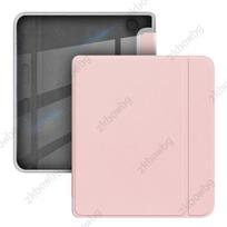 PU Leather Cover For KOBO Libra Colour Color Libra 2 7'' N428 N418 Ebook Shockproof Smart Case with Clear Back Funda Libra2 2021 N418 rožinė