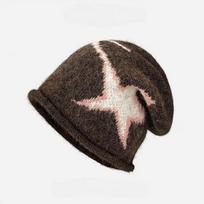 Vintage Knitted Beanies Hat American Hip Hop Streetwear Hat Winter Autumn Warm Beanies Y2K Star Skullcap Cycling Pullover Hat One Size ruda