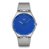 SKIN IRONY 42 SHIMMERING WATERS Watch SS07S157M Unisex Adult Grey [Swatch] mėlyna