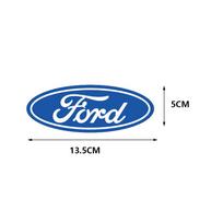 Automobilio logotipas Vinilinė lipdukas Kėbulo Durų Bagažinės Lipdukas Dekoras HTDYUY8 Priedai Auto stilius Ford Focus Mondeo Mk4 Mustang Kuga Fusion ST Max blue