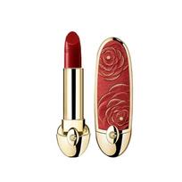 Guerlain Rouge G Lipstick With Limited Edition Lipstick Case #345 Satin+Red Case brown