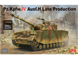 Rye Field Model Panzer IV Ausf. H vėlyvoji versija su varikliu 1/35, 5127