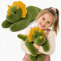 Sunkusis dinozauras – svertinis pliušinis žaislas, 1,3 kg