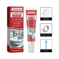 150ml Waterproof Silicone Sealant Waterproof Invisible Filler Sealant Multifunctional Household Waterproof Adhesive gray