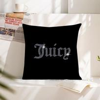 Pagalvės užvalkalas Kvadratinė pagalvė Pagalvės užvalkalas Miegamojo Sofos Kambario Dekoras Atsitiktinis J-JuicyS C-CoutureS Pagalvės užvalkalas 18x18Inch